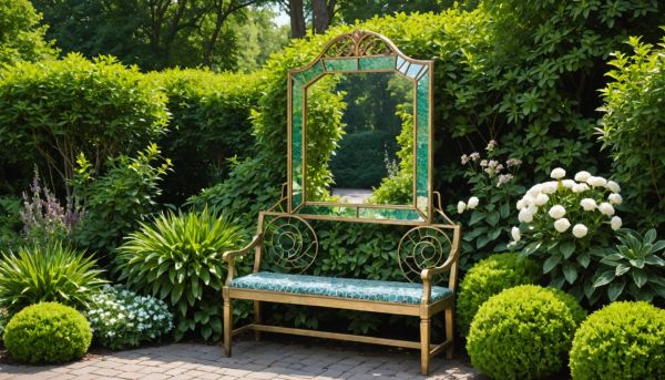 Décorer son jardin avec des miroirs