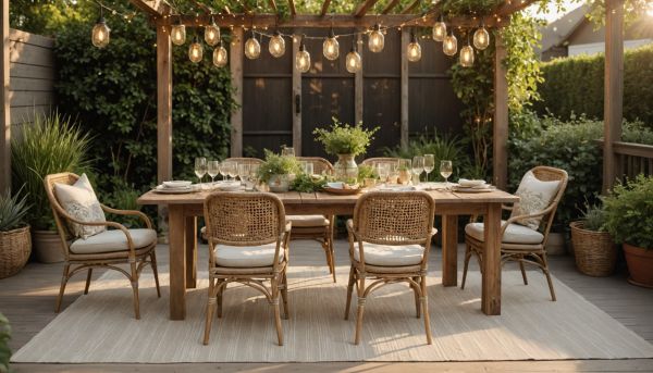 Des idées pour un coin repas extérieur