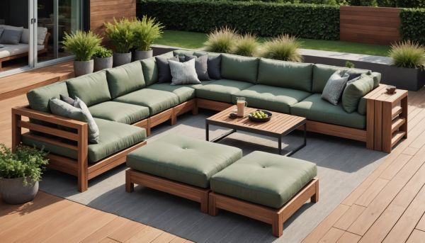 Le mobilier extérieur modulable