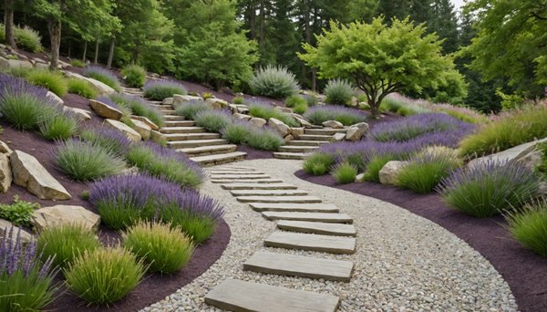 Comment aménager un jardin en pente ? Des idées pour un espace extérieur réussi